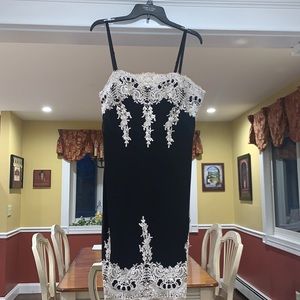 Black cocktail dress.